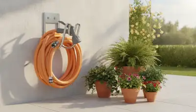 Eleganz trifft Funktion: Warum dieser Edelstahl Gartenschlauchhalter an Ihrer Wand nicht fehlen darf