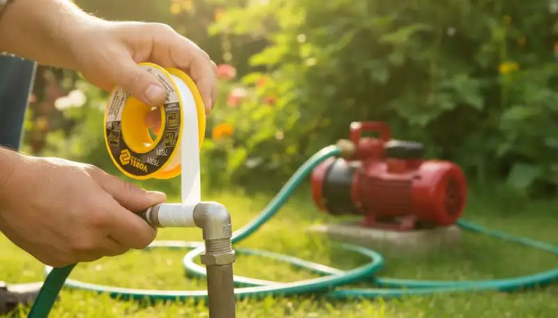 Gewindedichtband: Perfekte Abdichtung für Ihre Gartenpumpe